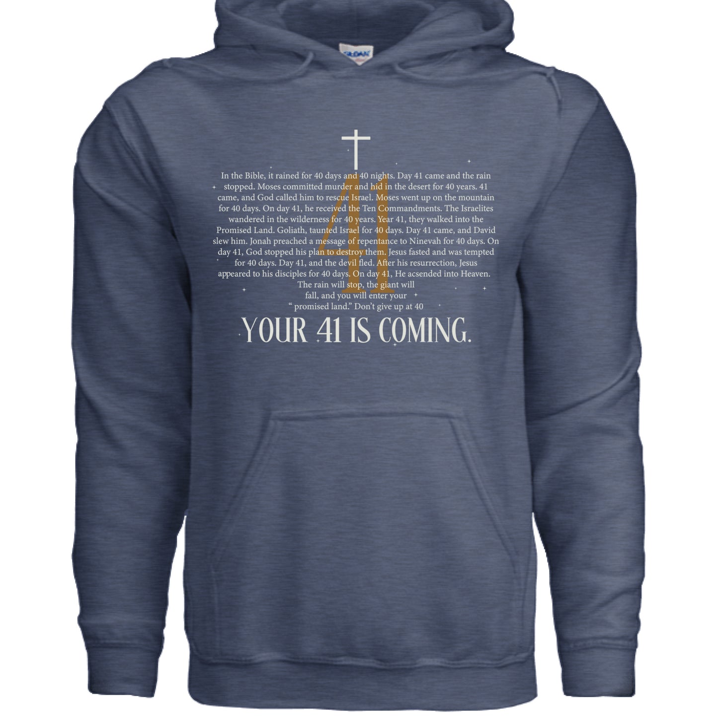 Heather Sport Dark Navy - FRONT