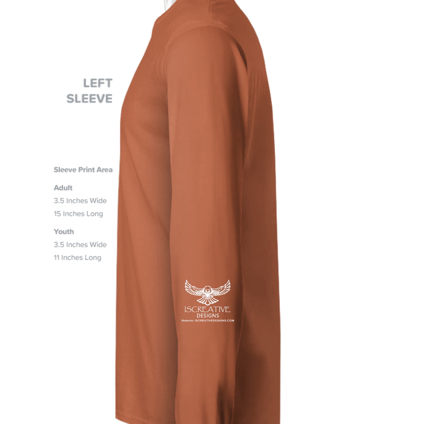 TEXAS ORANGE - SLEEVE_LEFT