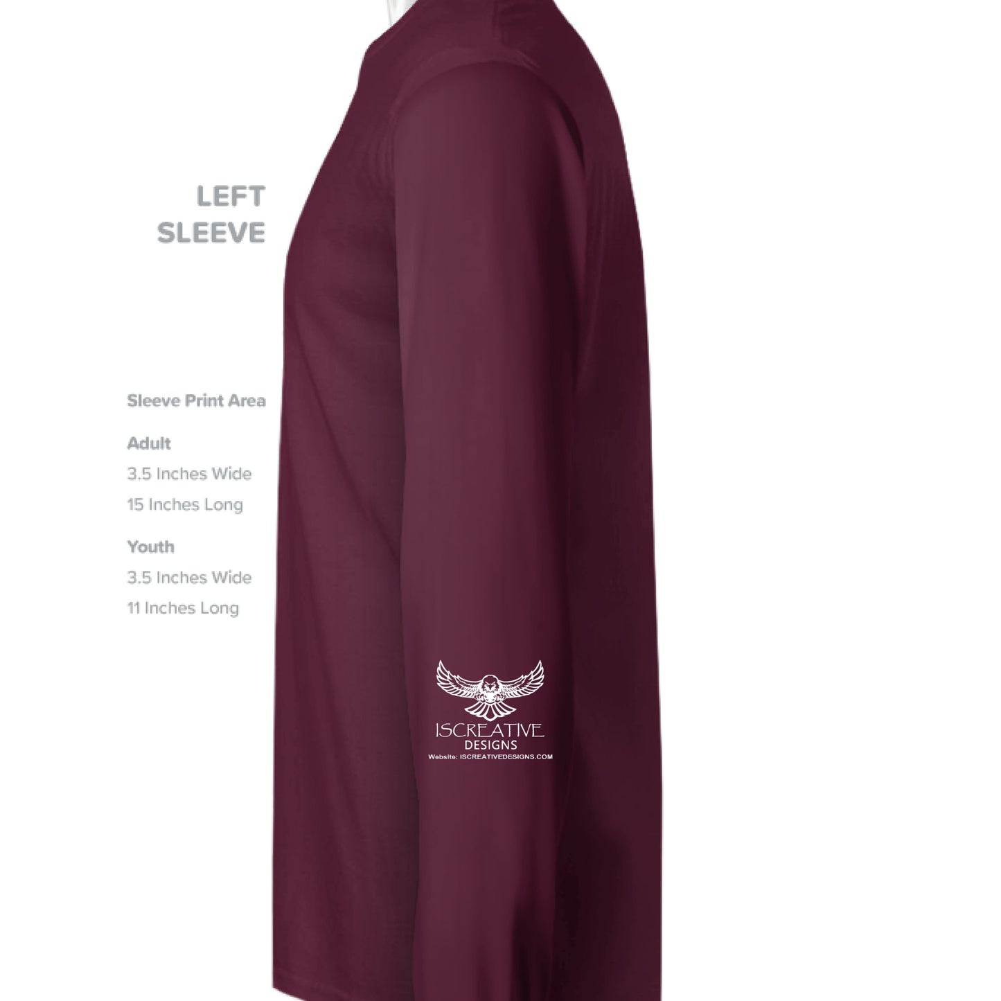 MAROON - SLEEVE_LEFT