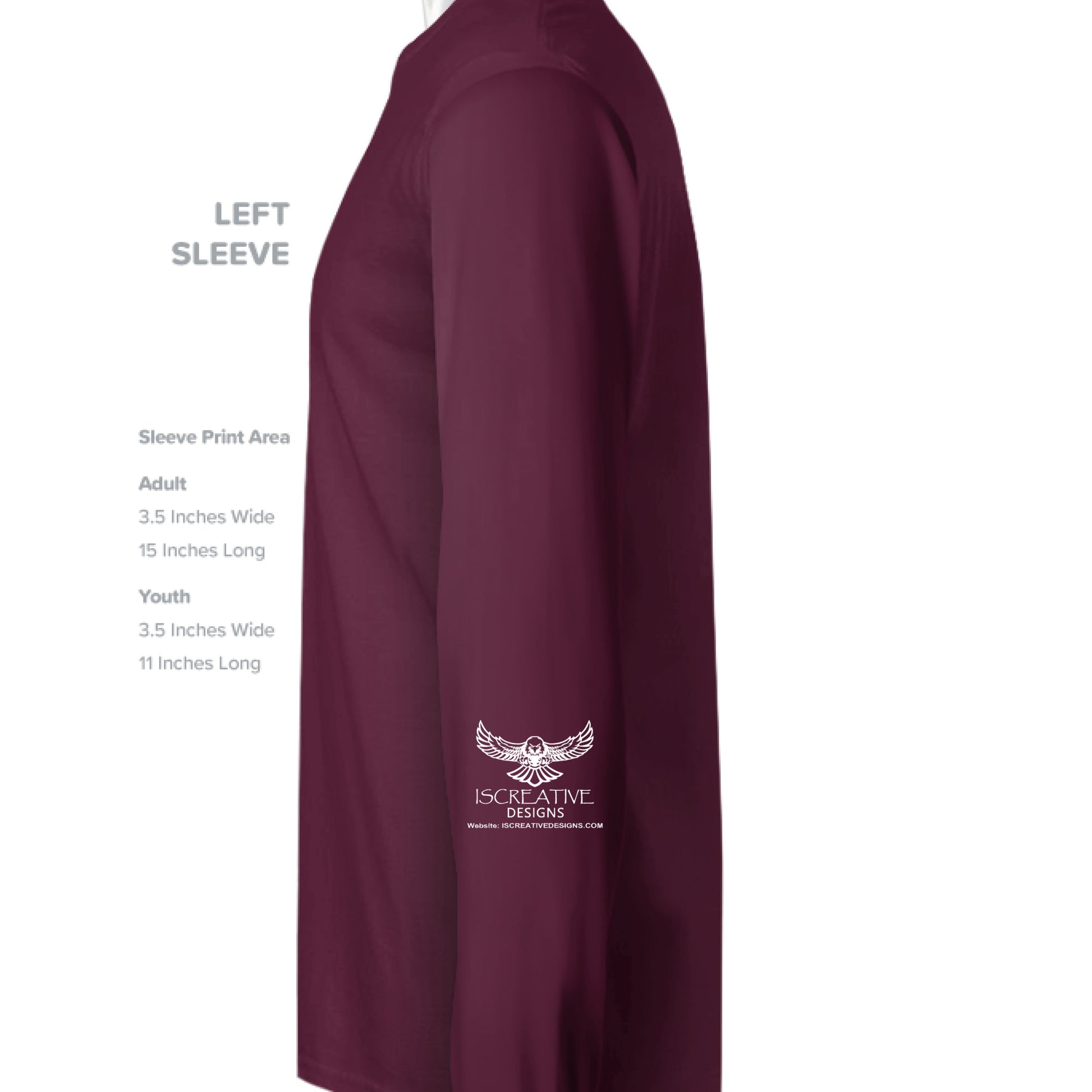 MAROON - SLEEVE_LEFT