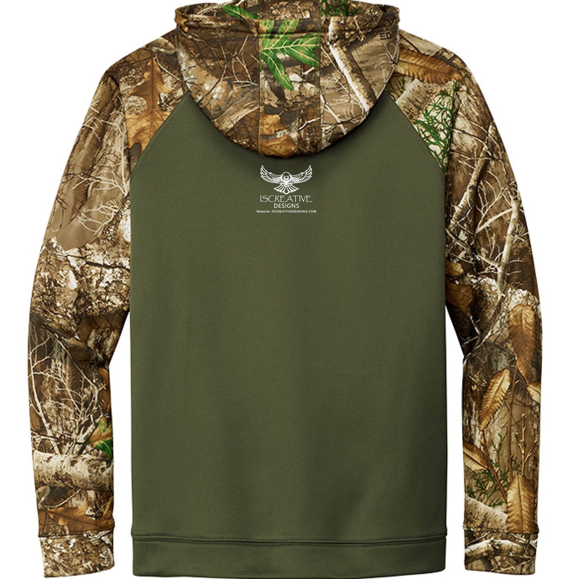 Olive Drab Green/ Realtree Edge - BACK