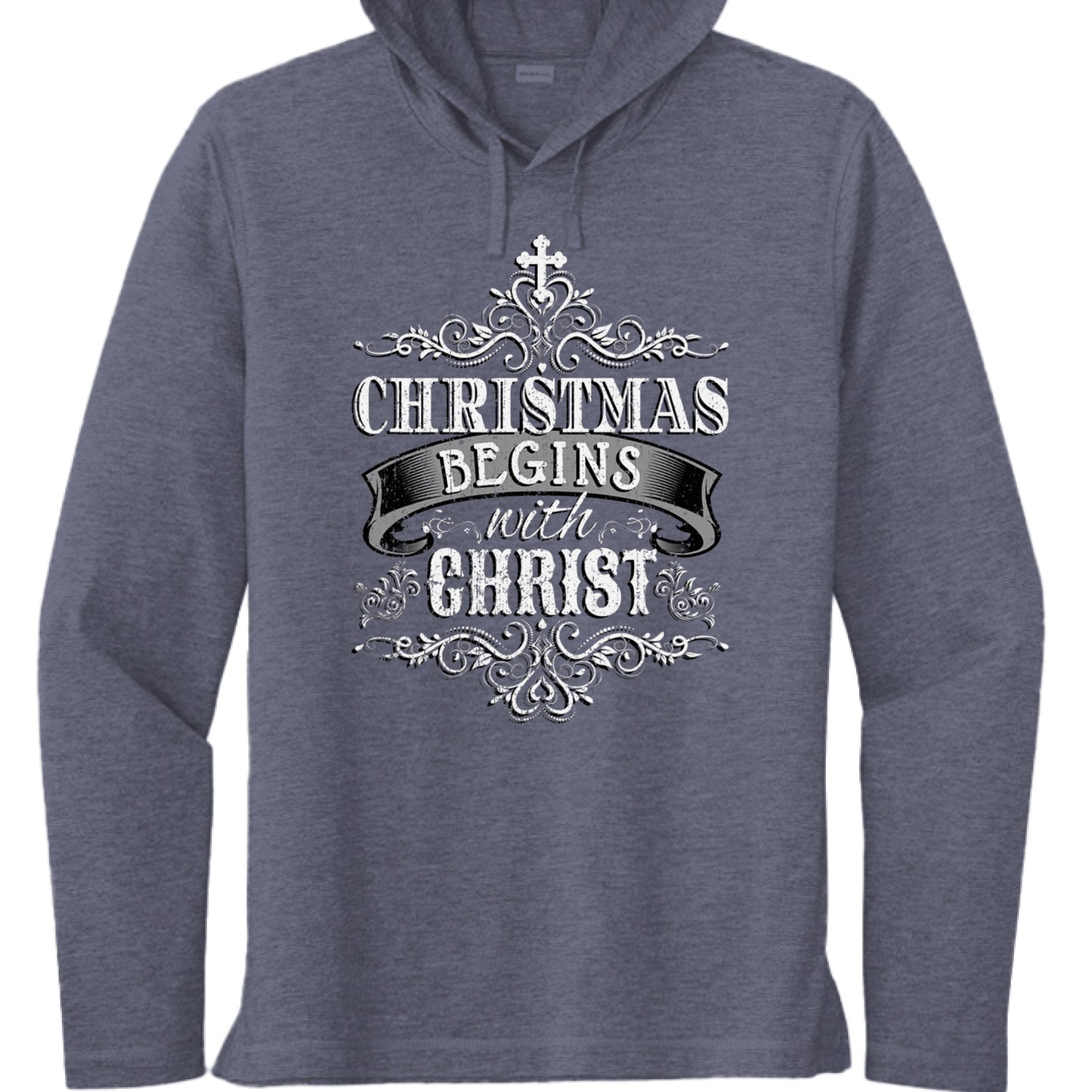 True Navy Hthr - FRONT