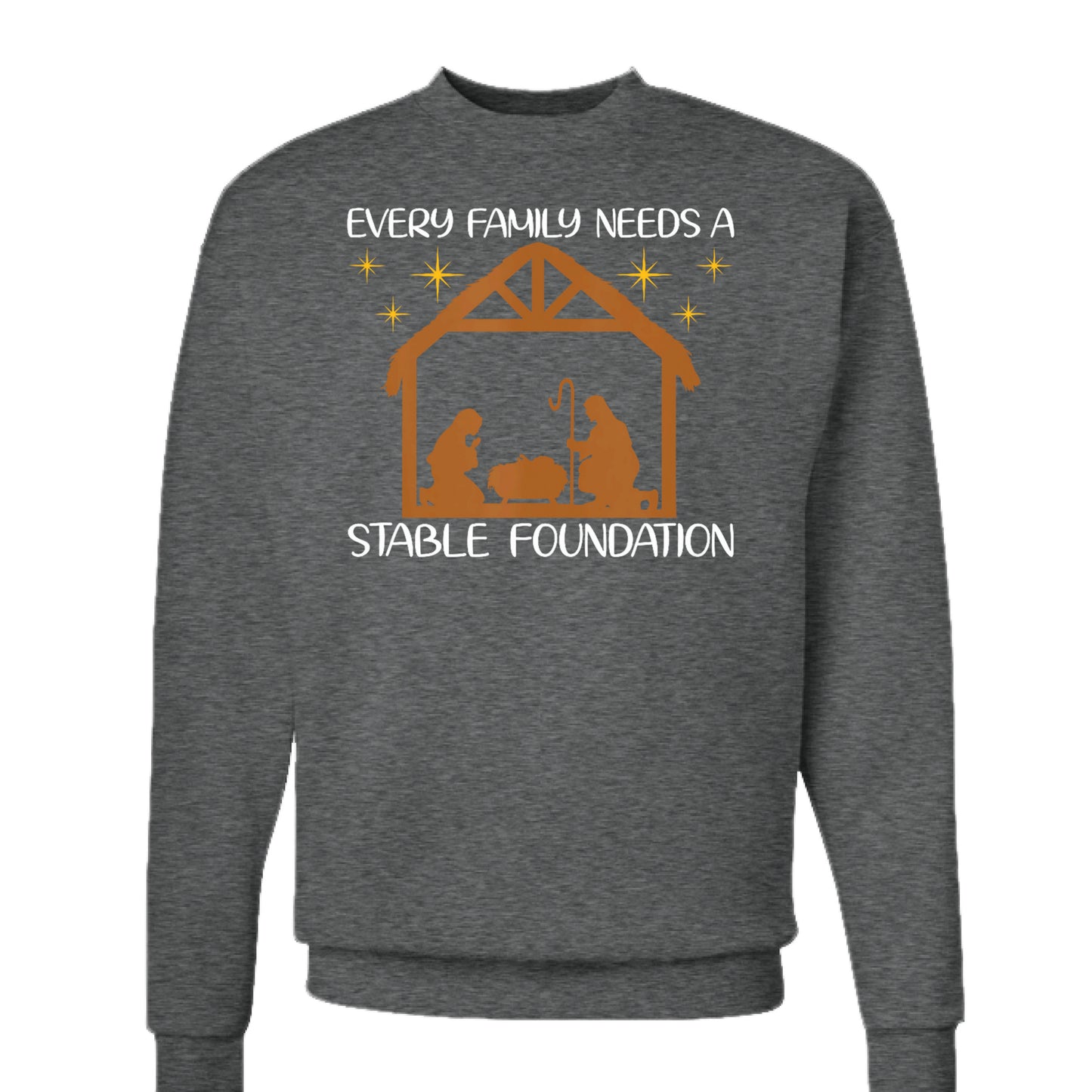 CHARCOAL HEATHER - FRONT