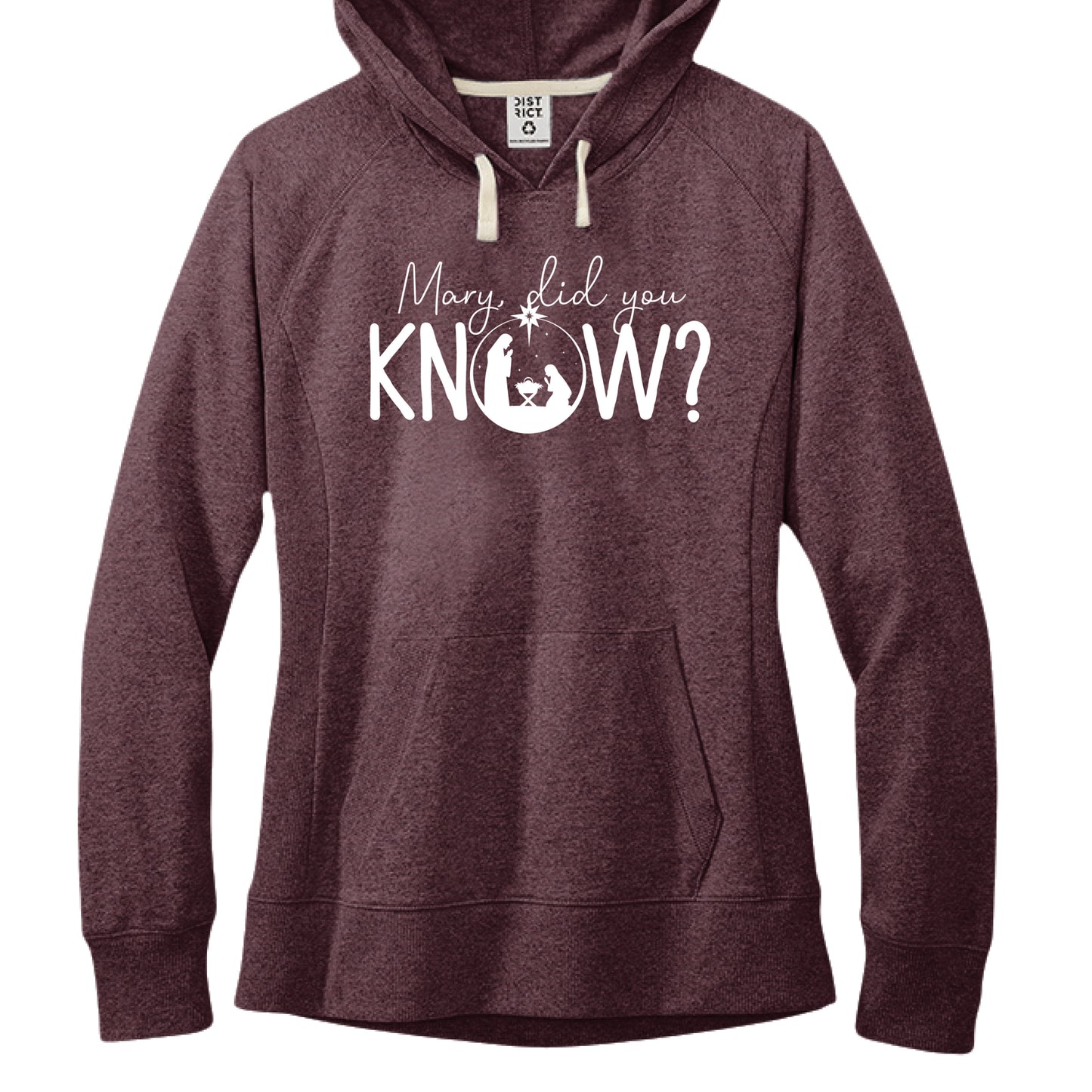 Maroon Heather - FRONT