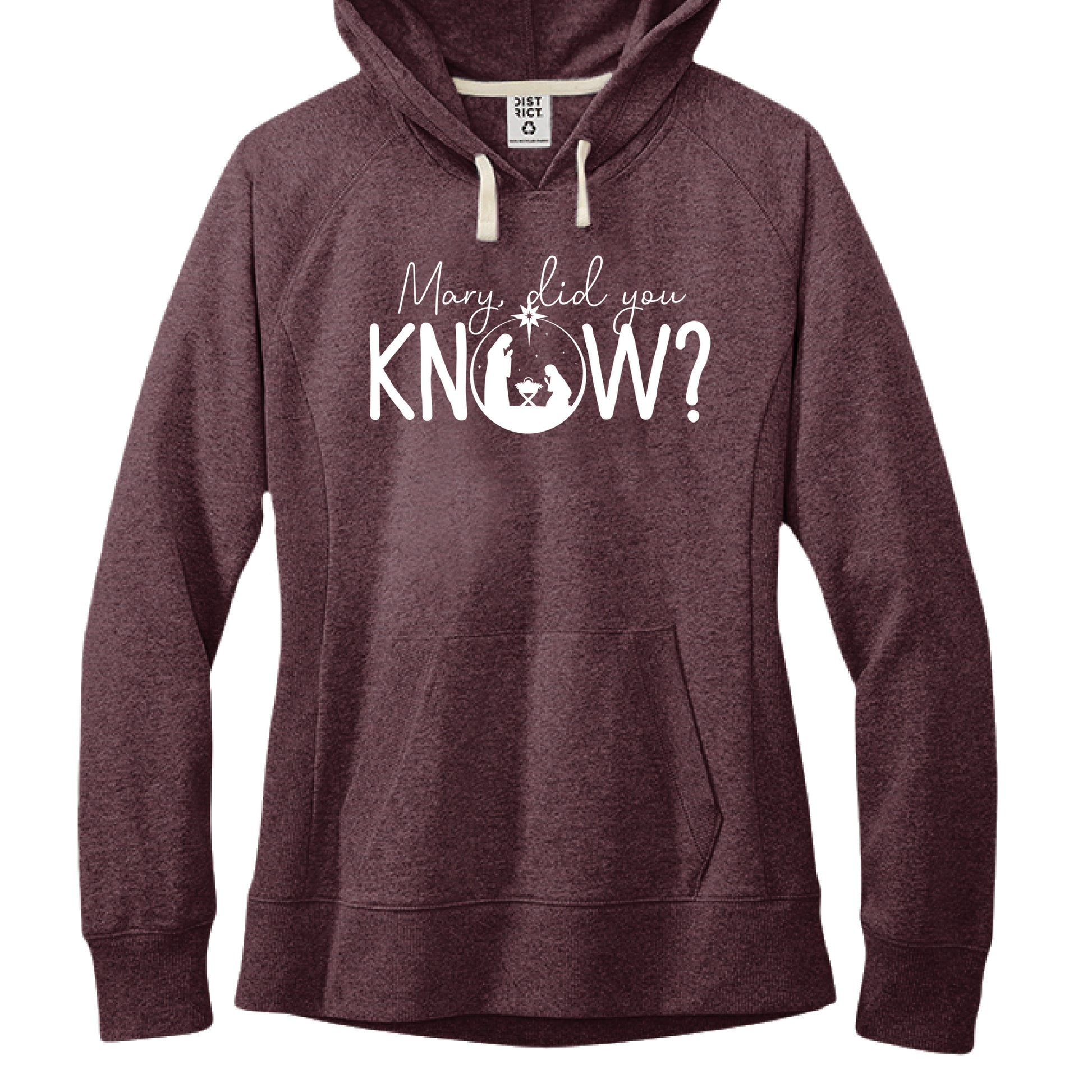 Maroon Heather - FRONT