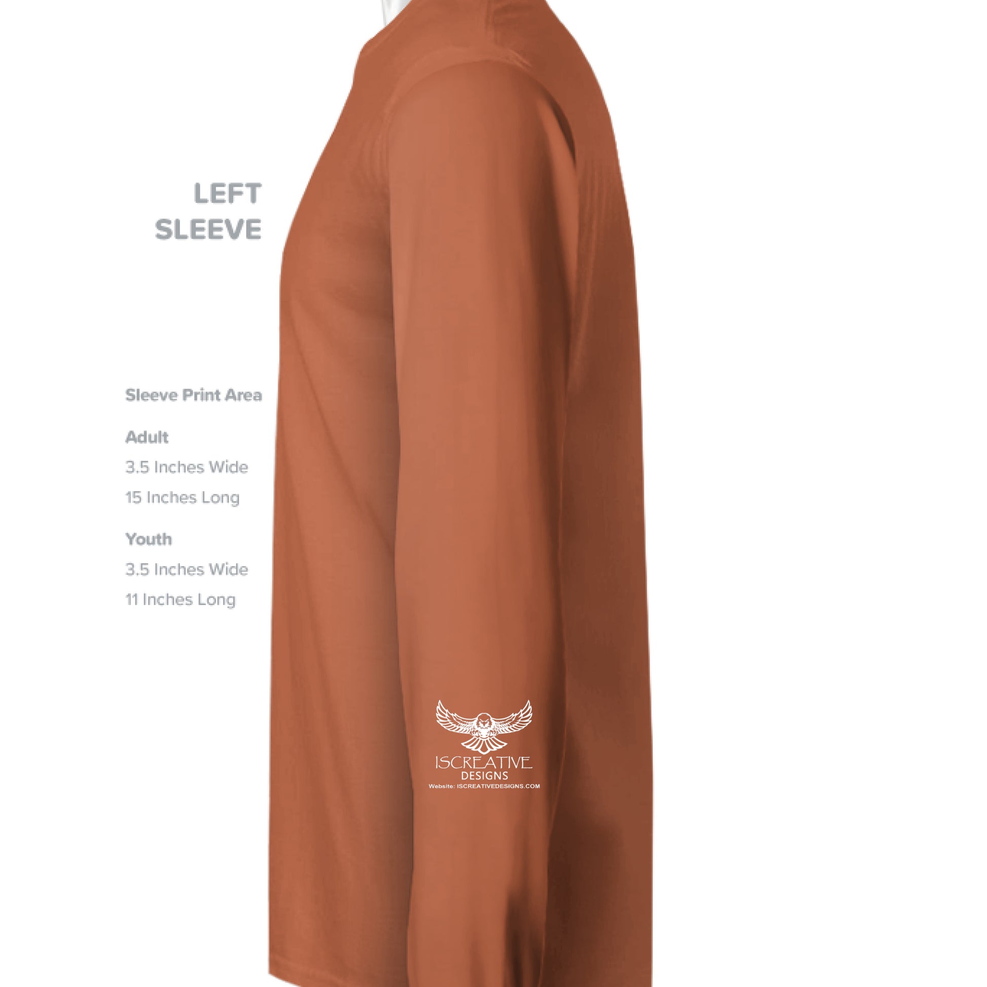 TEXAS ORANGE - SLEEVE_LEFT