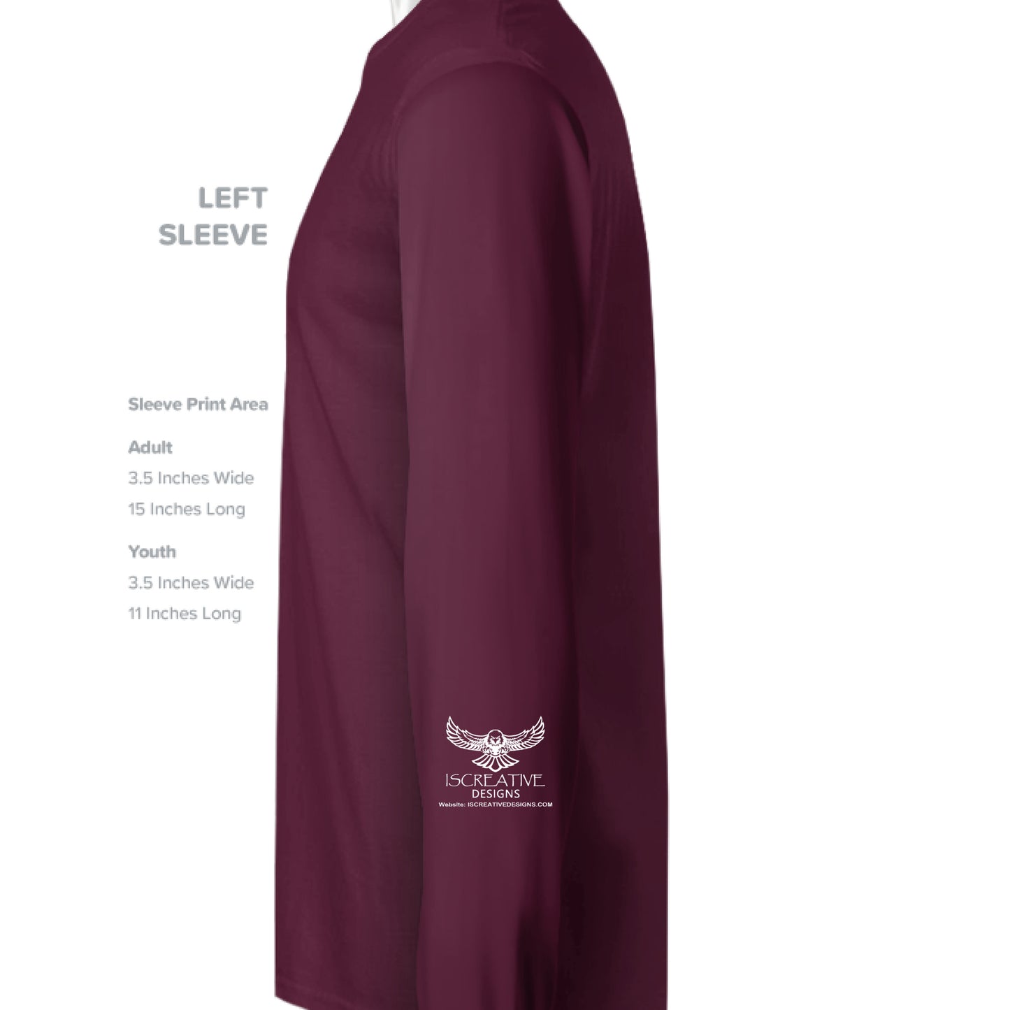 MAROON - SLEEVE_LEFT