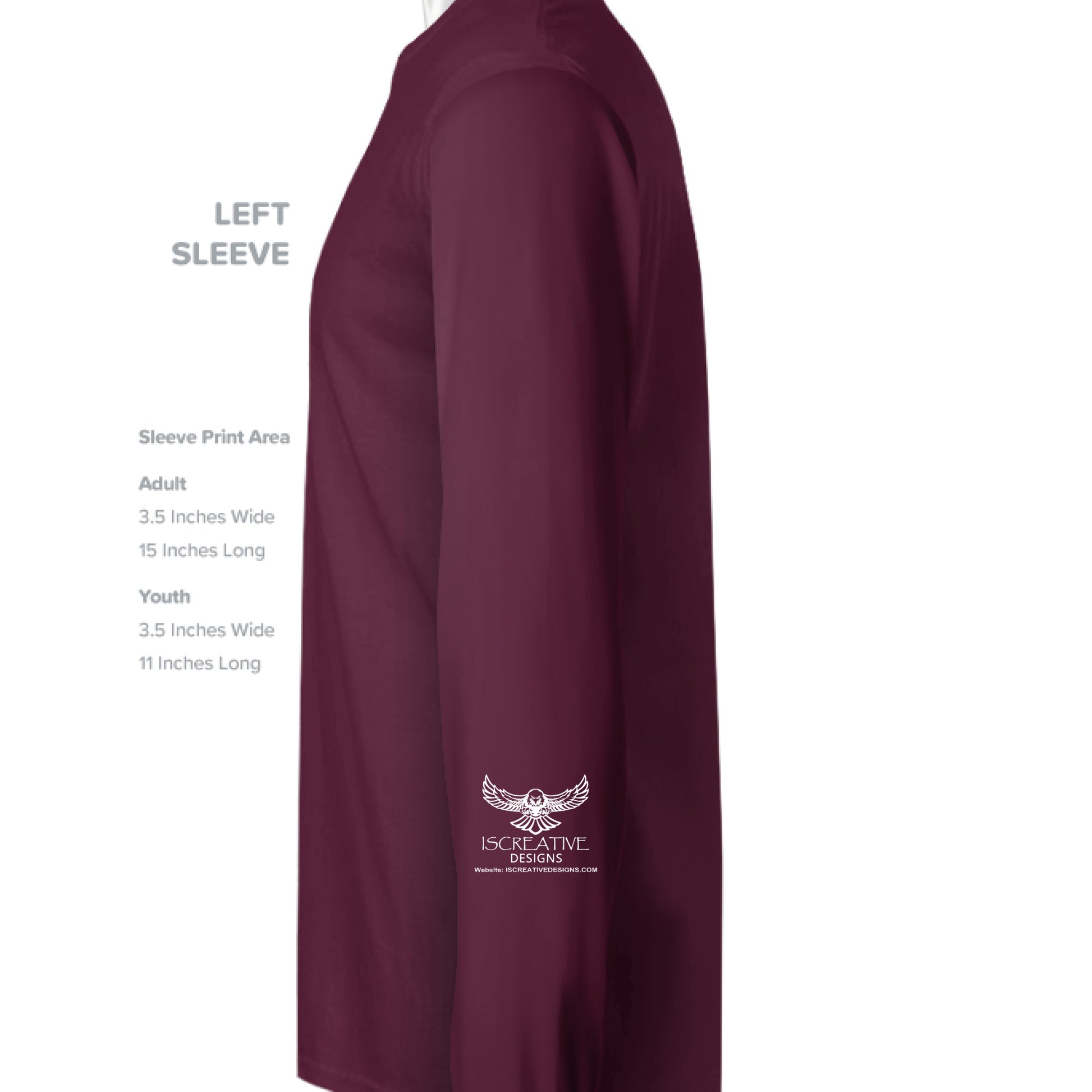 MAROON - SLEEVE_LEFT